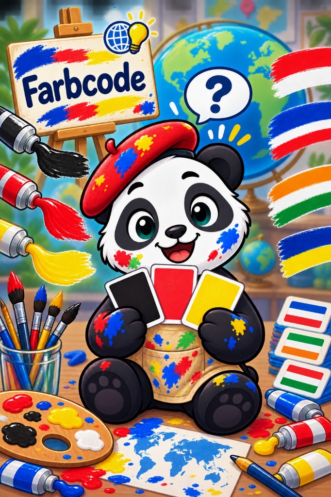 Panda illustration for Color Code