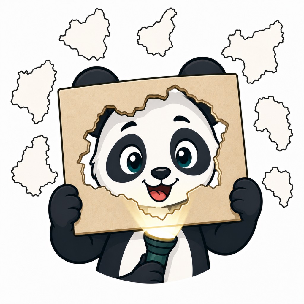 Panda illustration for Silhouette
