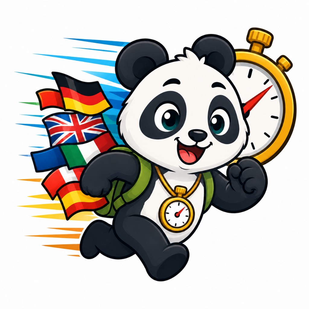 Panda illustration for Flag Rush